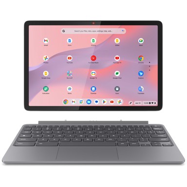 LENOVO Laptop Chromebook Duet 11M889 / MediaTek Kompanio 838, 10,9", 1920 x 1200, 8 GB RAM, 128 GB eMMC, ChromeOS, siva